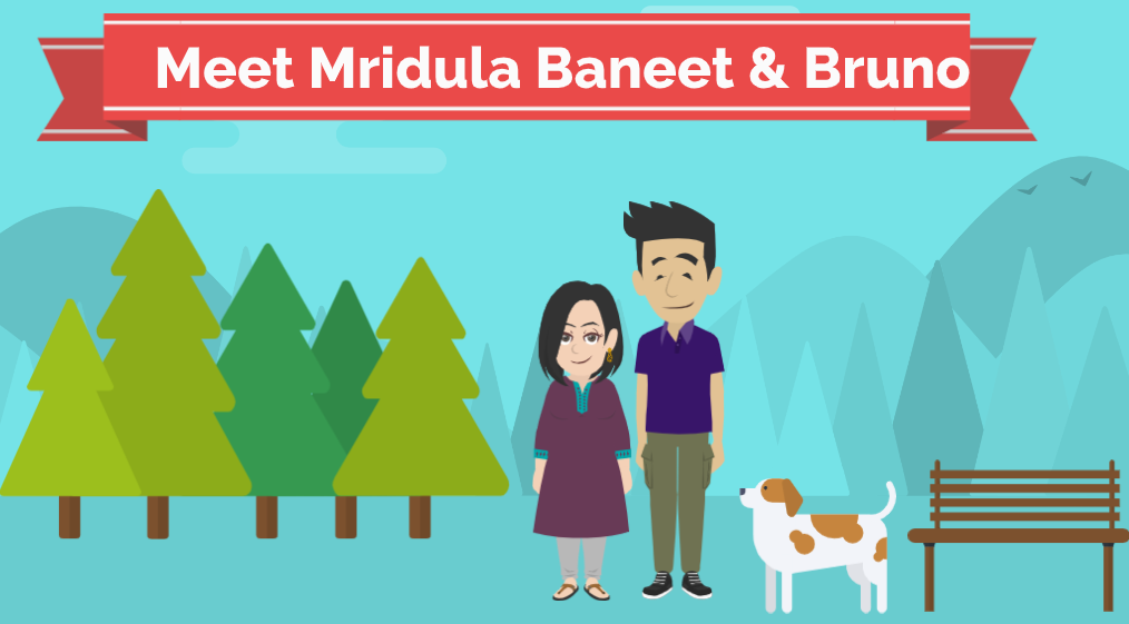 Meet  Mridula Baneet & Bruno
